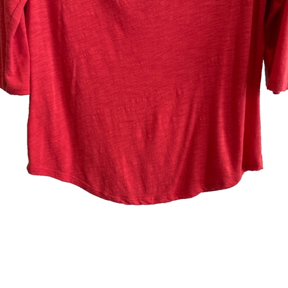 Style & Co. Women's Coral Boho Tassel Studded Top Plus Size 1X - Picture 10 of 13